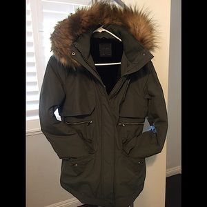 Zara Basic Woman Parka Jacket